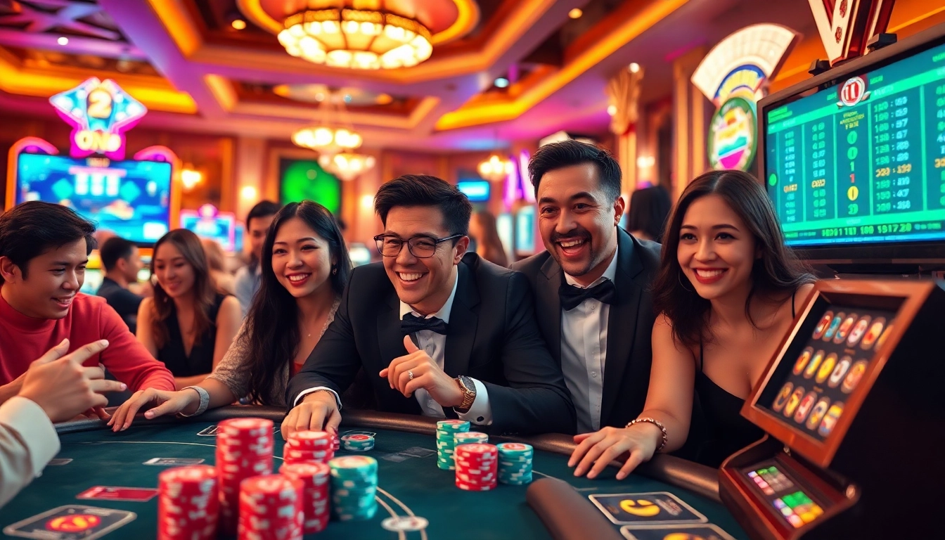 רגעים מרגשים ב-Stake Casino כאשר שחקנים מעורבים במשחקים מרתקים ובממשקים דיגיטליים.