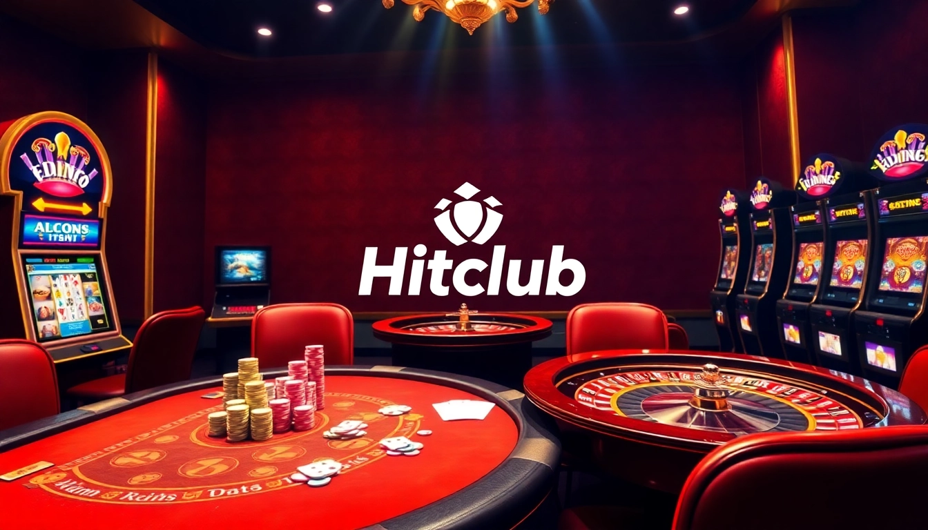 Experience thrilling wins at Hitclub's luxurious gaming tables and vibrant slot machines.